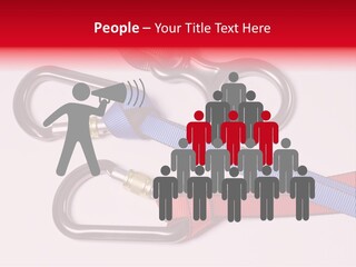Carabiner Climb Loop PowerPoint Template