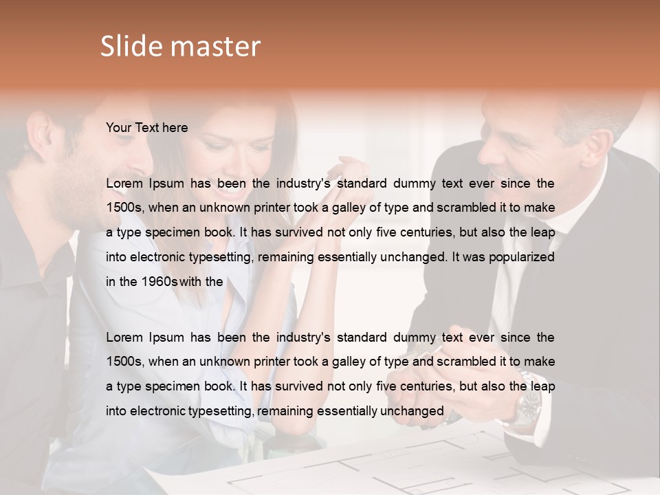 Man Discussion Study PowerPoint Template