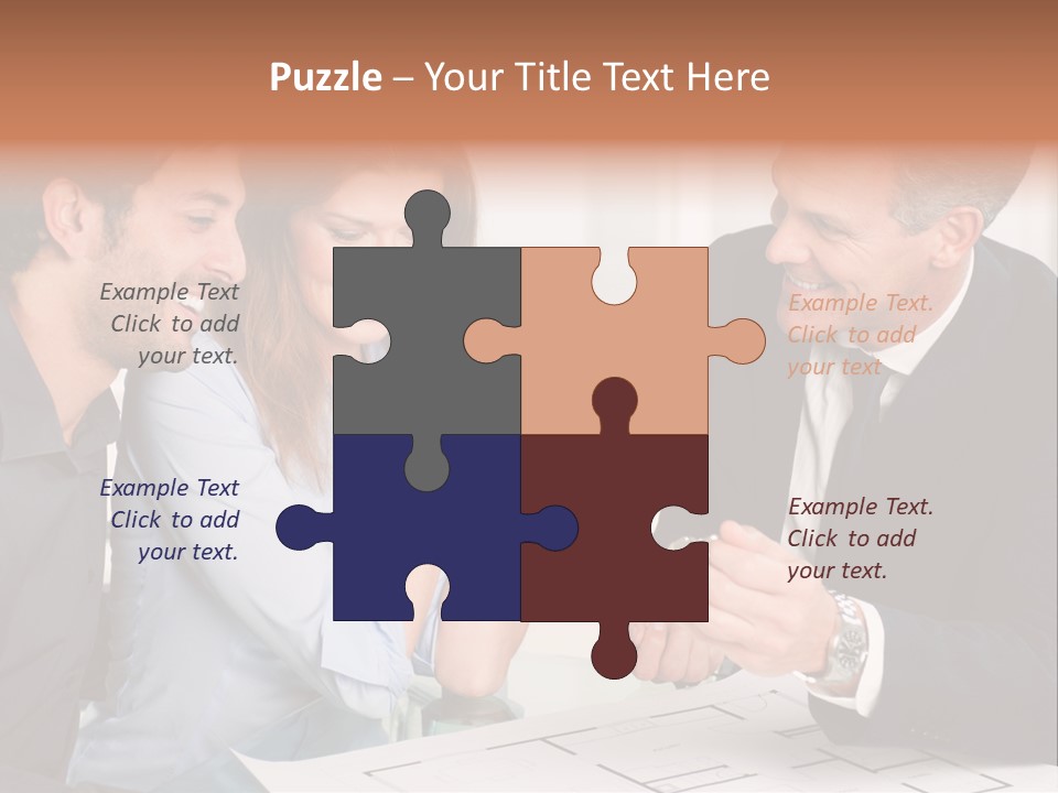 Man Discussion Study PowerPoint Template