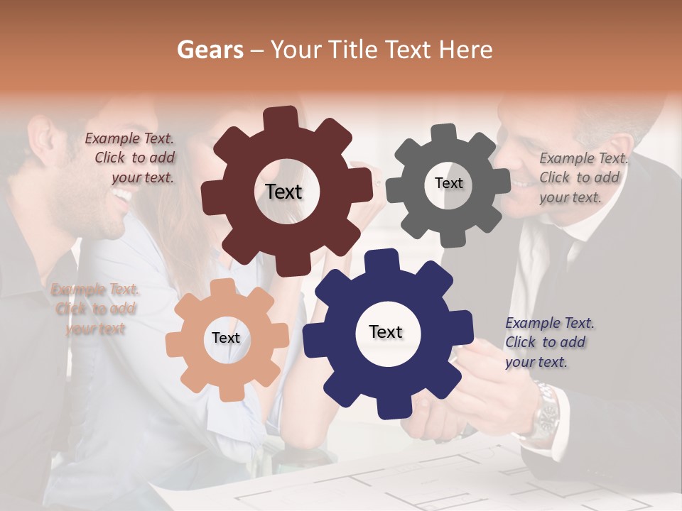 Man Discussion Study PowerPoint Template