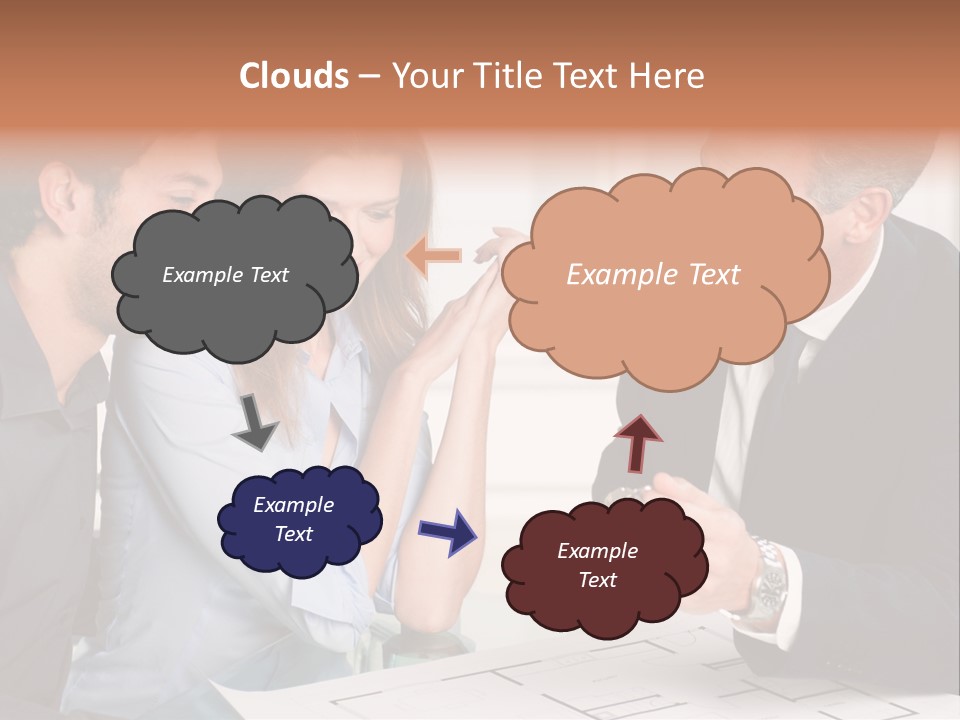 Man Discussion Study PowerPoint Template
