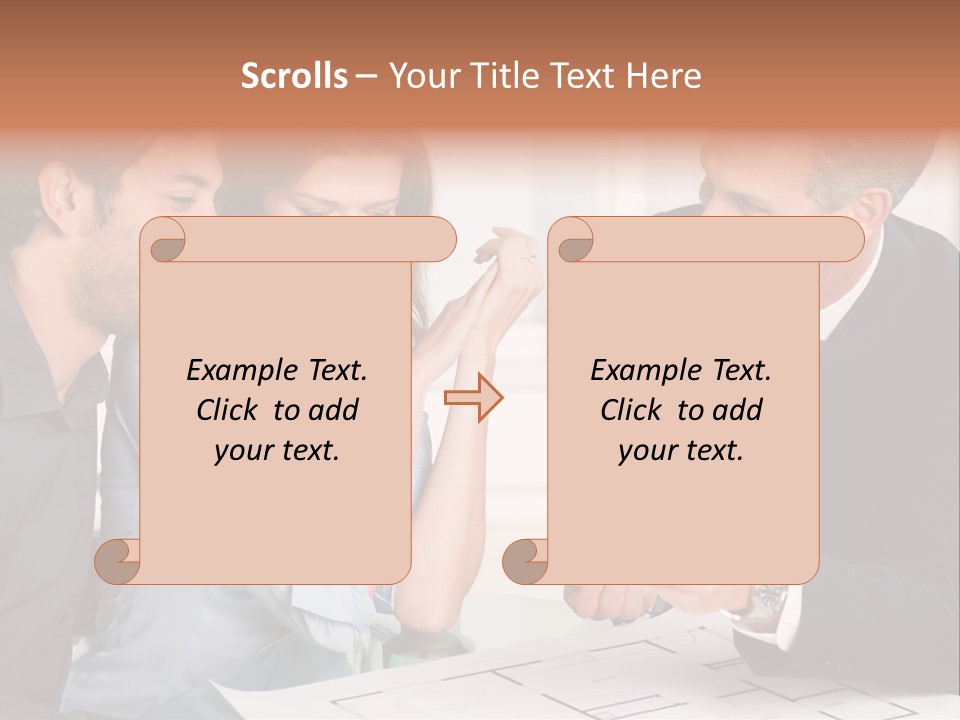 Man Discussion Study PowerPoint Template