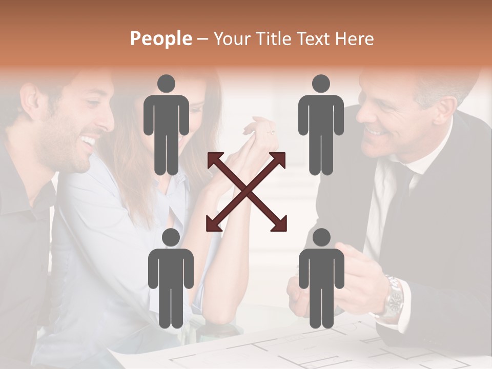 Man Discussion Study PowerPoint Template