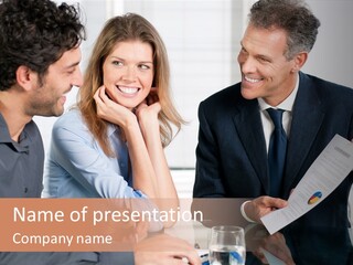 Showing Business Office PowerPoint Template