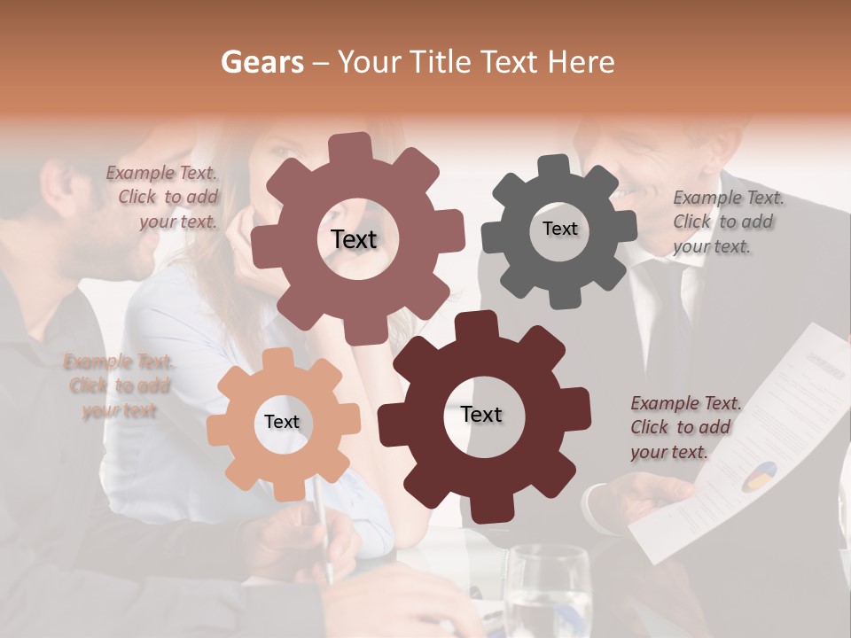 Showing Business Office PowerPoint Template