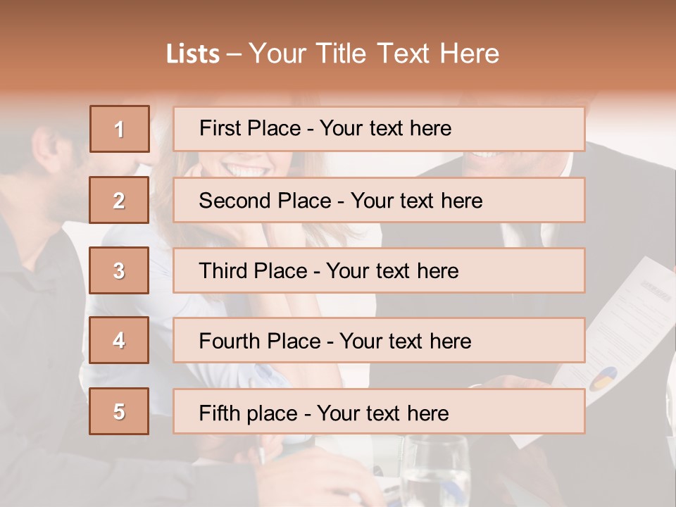 Showing Business Office PowerPoint Template