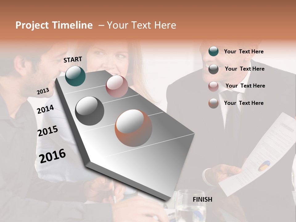 Showing Business Office PowerPoint Template
