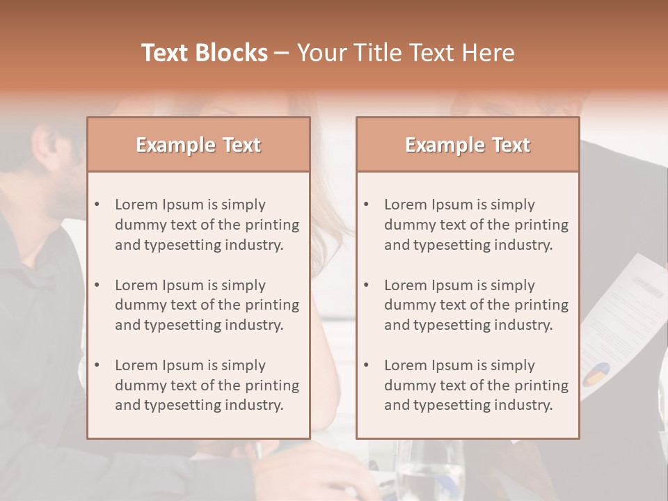 Showing Business Office PowerPoint Template