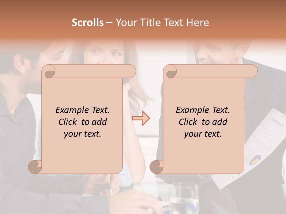Showing Business Office PowerPoint Template