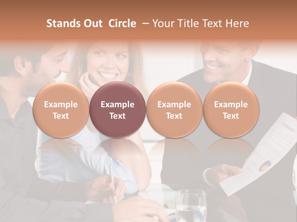 Showing Business Office PowerPoint Template