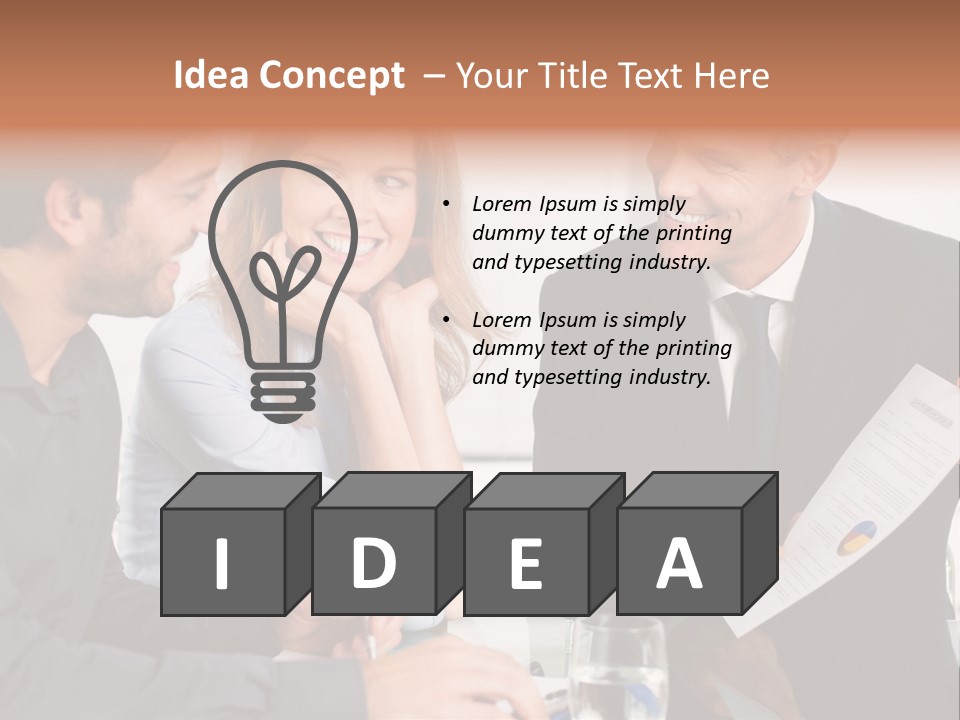 Showing Business Office PowerPoint Template