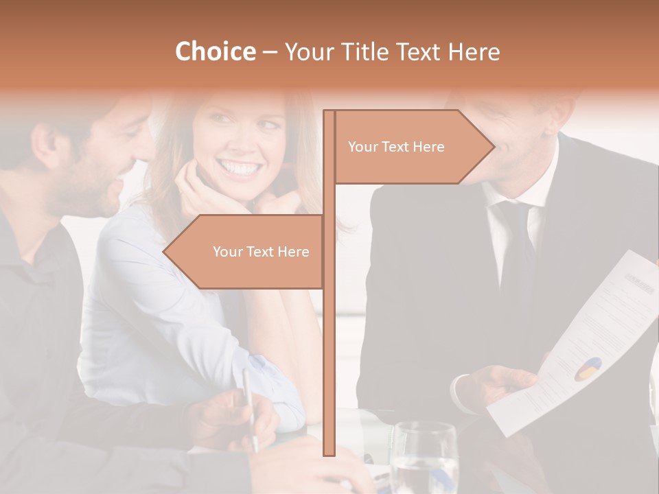 Showing Business Office PowerPoint Template