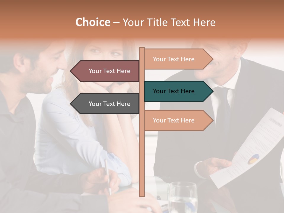 Showing Business Office PowerPoint Template