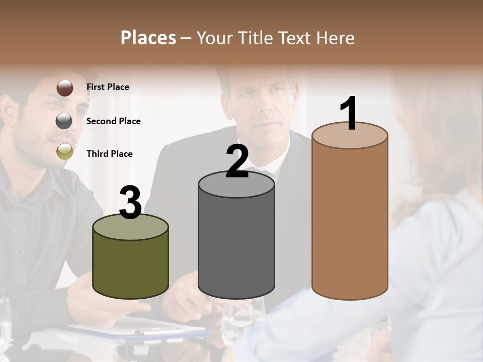 Job Lady Look PowerPoint Template