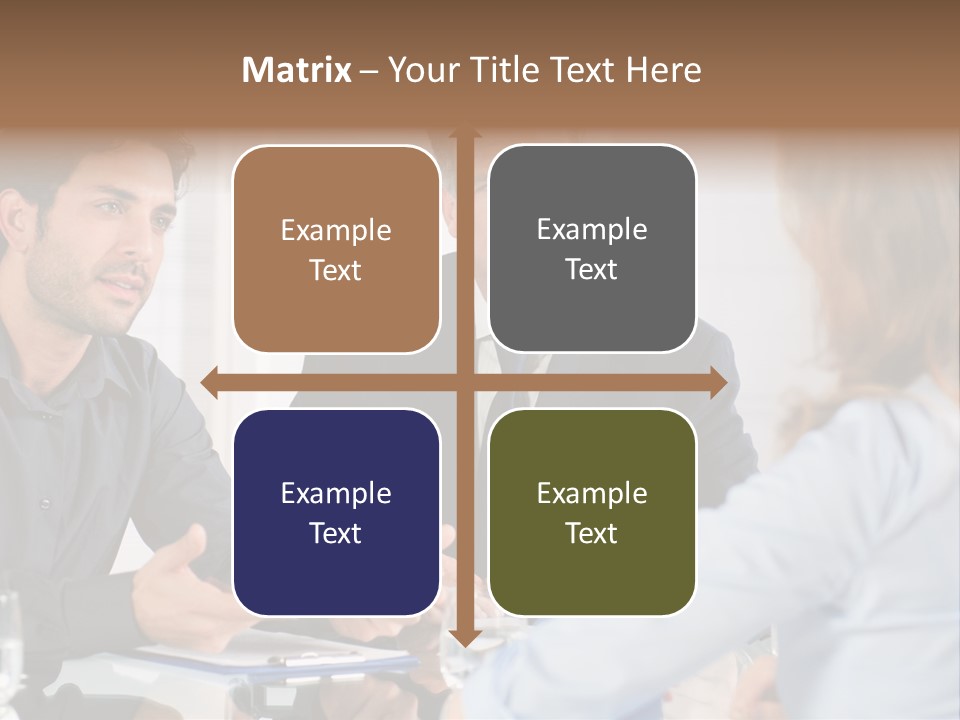 Job Lady Look PowerPoint Template