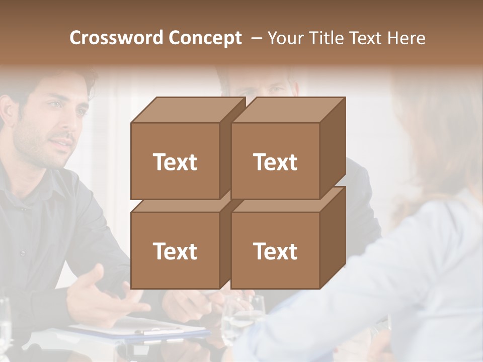 Job Lady Look PowerPoint Template