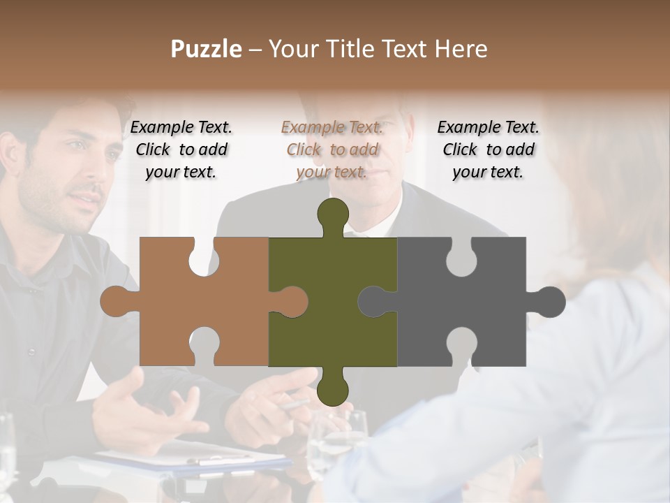 Job Lady Look PowerPoint Template