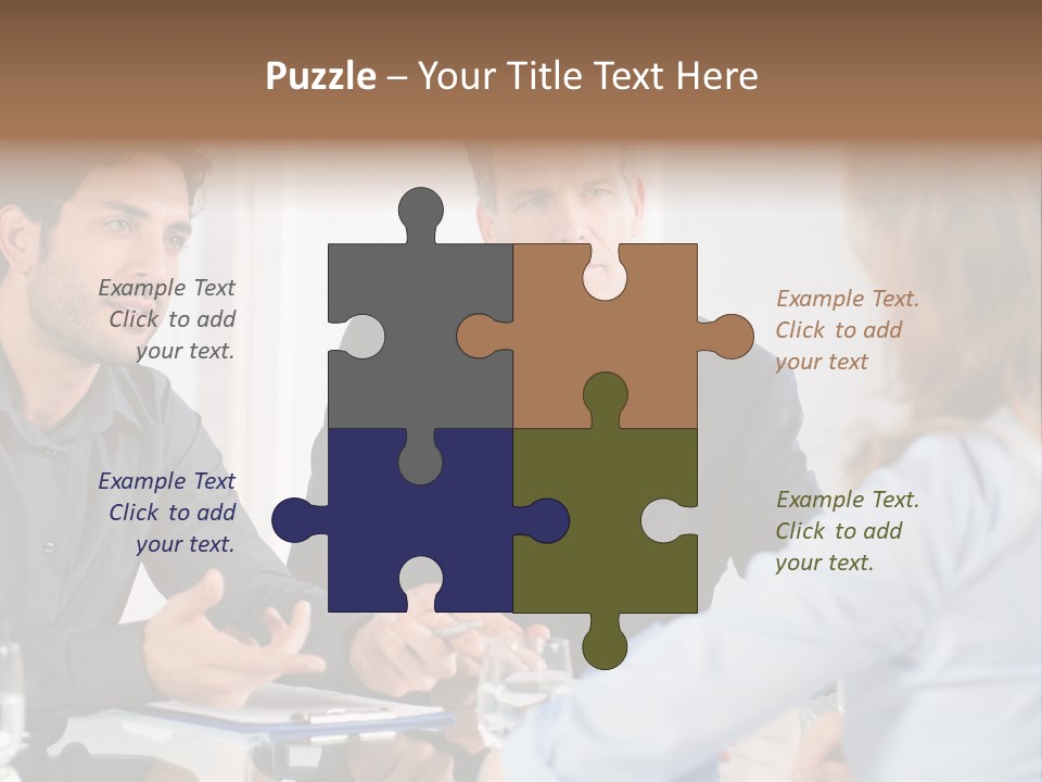 Job Lady Look PowerPoint Template