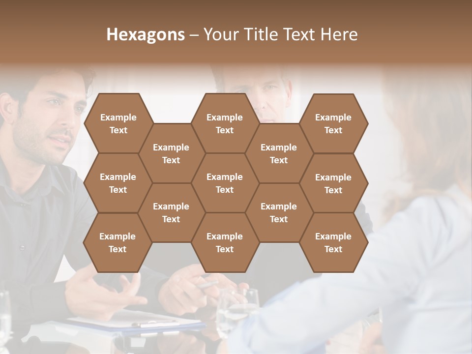 Job Lady Look PowerPoint Template