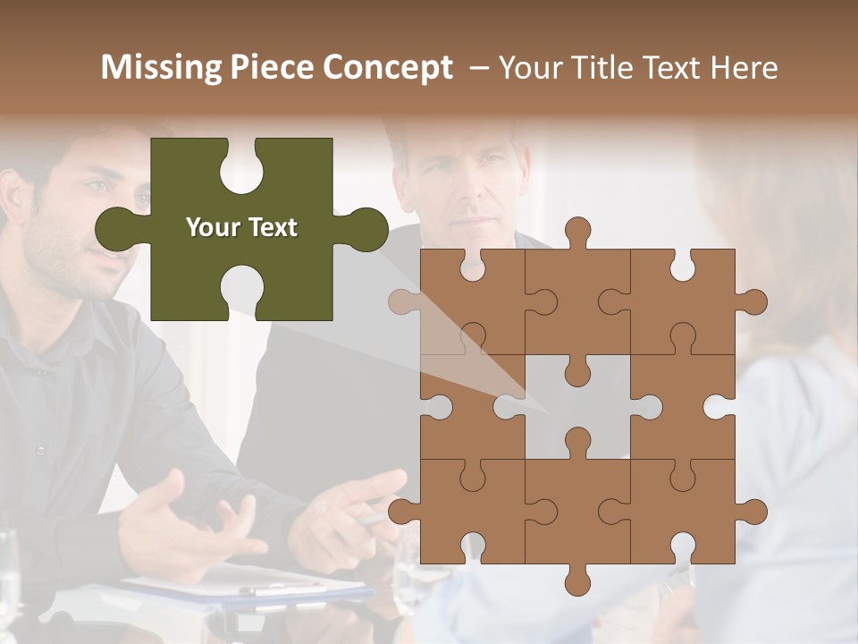 Job Lady Look PowerPoint Template