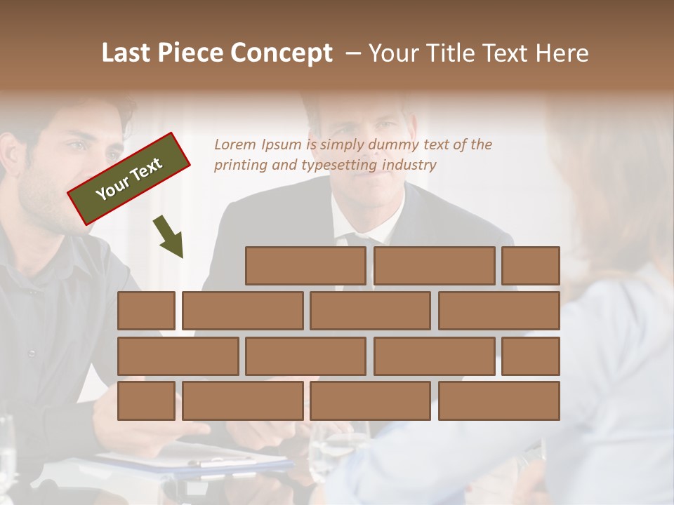 Job Lady Look PowerPoint Template