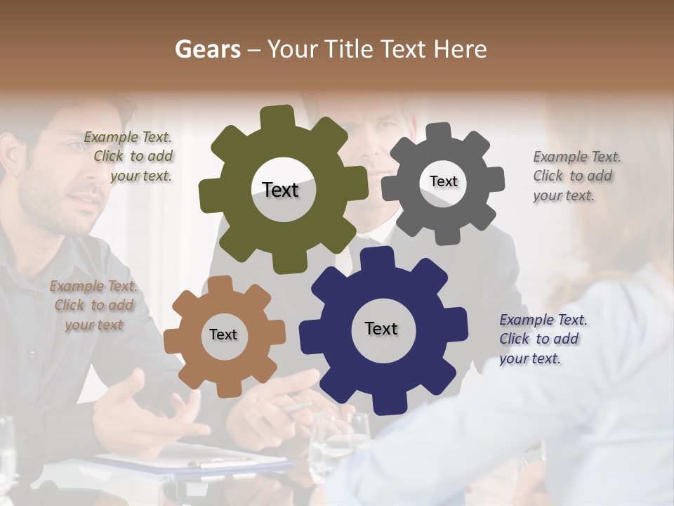 Job Lady Look PowerPoint Template