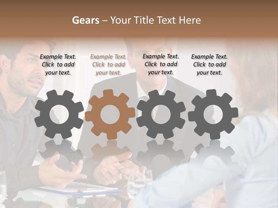 Job Lady Look PowerPoint Template