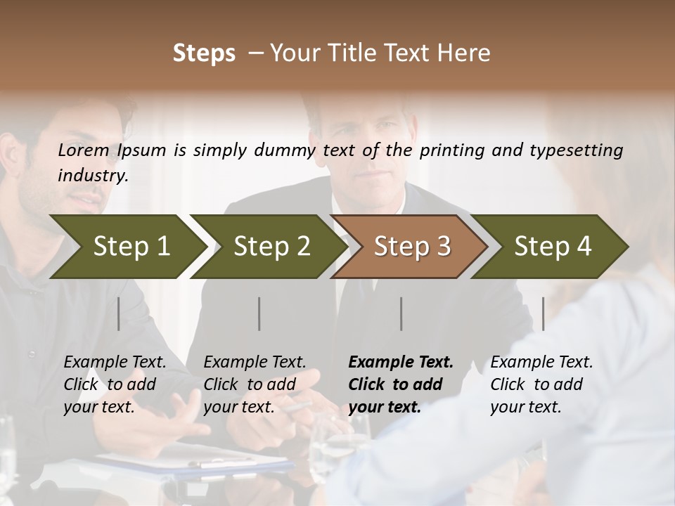 Job Lady Look PowerPoint Template