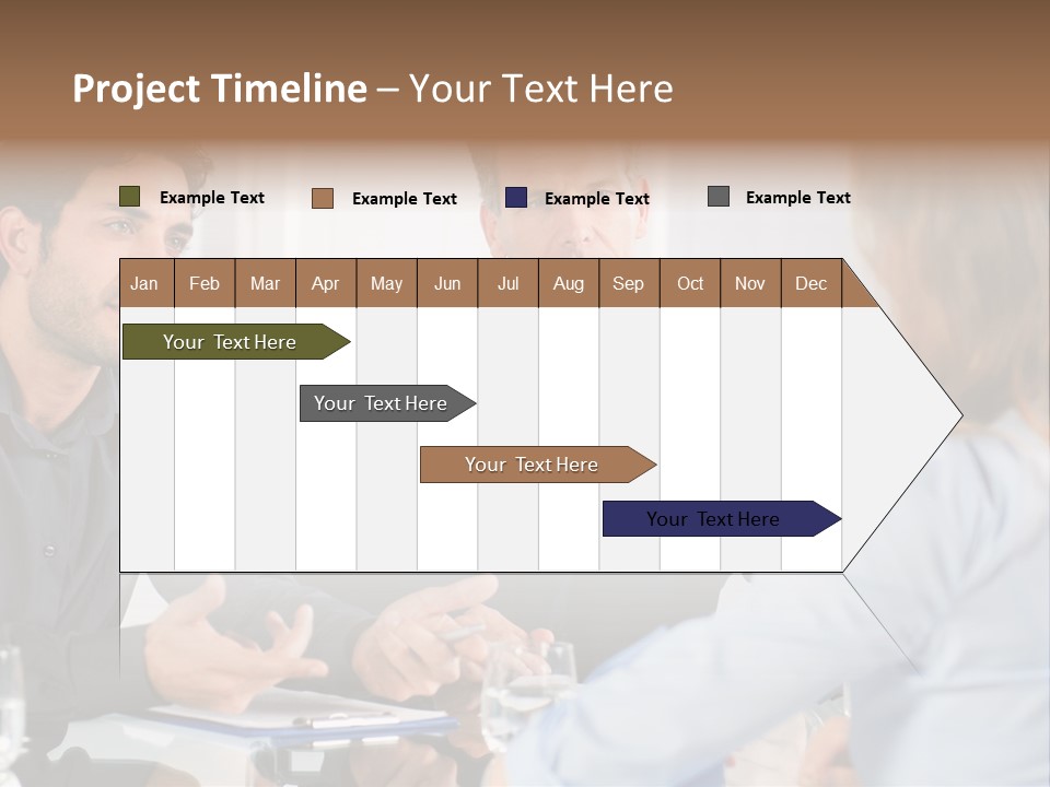 Job Lady Look PowerPoint Template