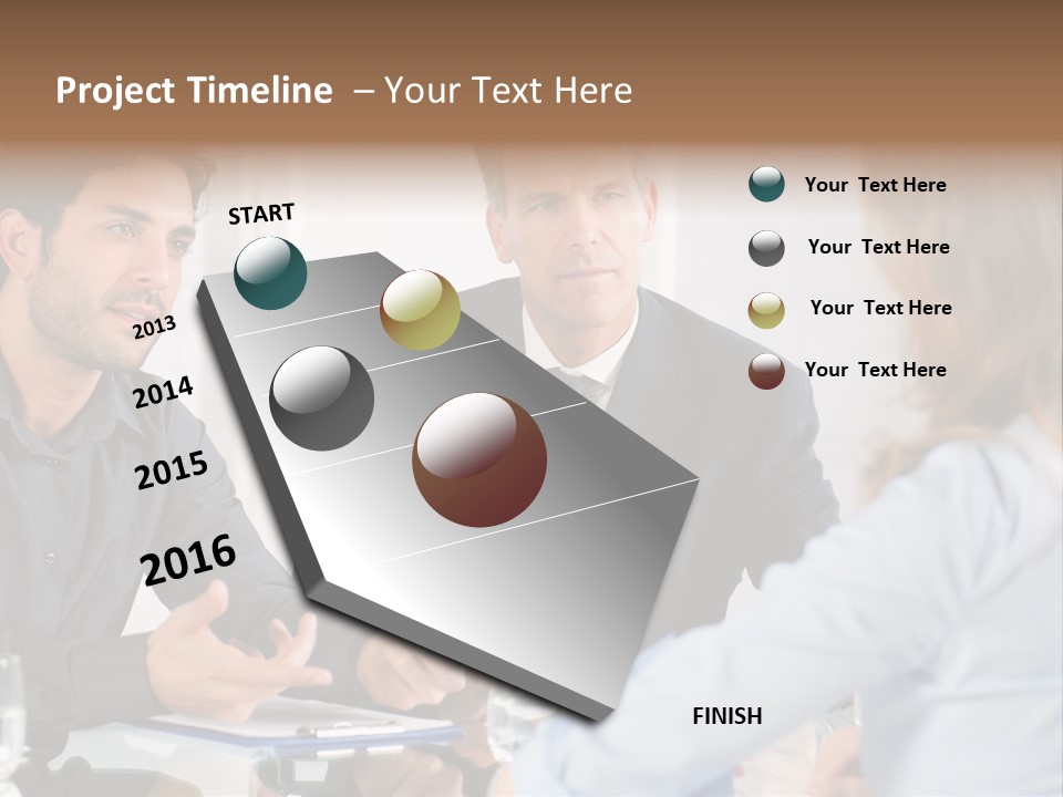 Job Lady Look PowerPoint Template