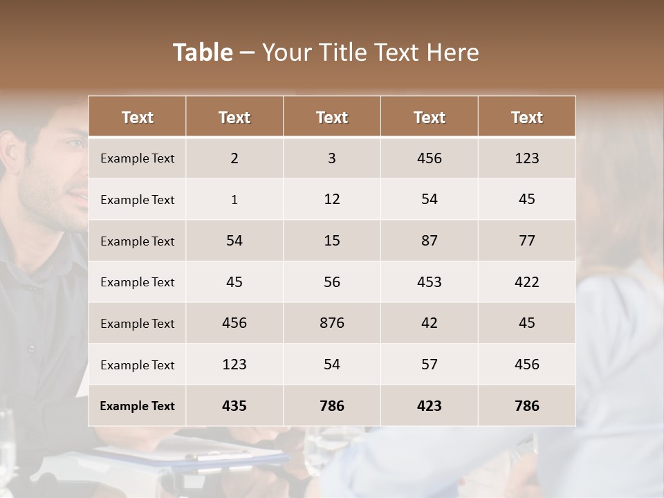 Job Lady Look PowerPoint Template