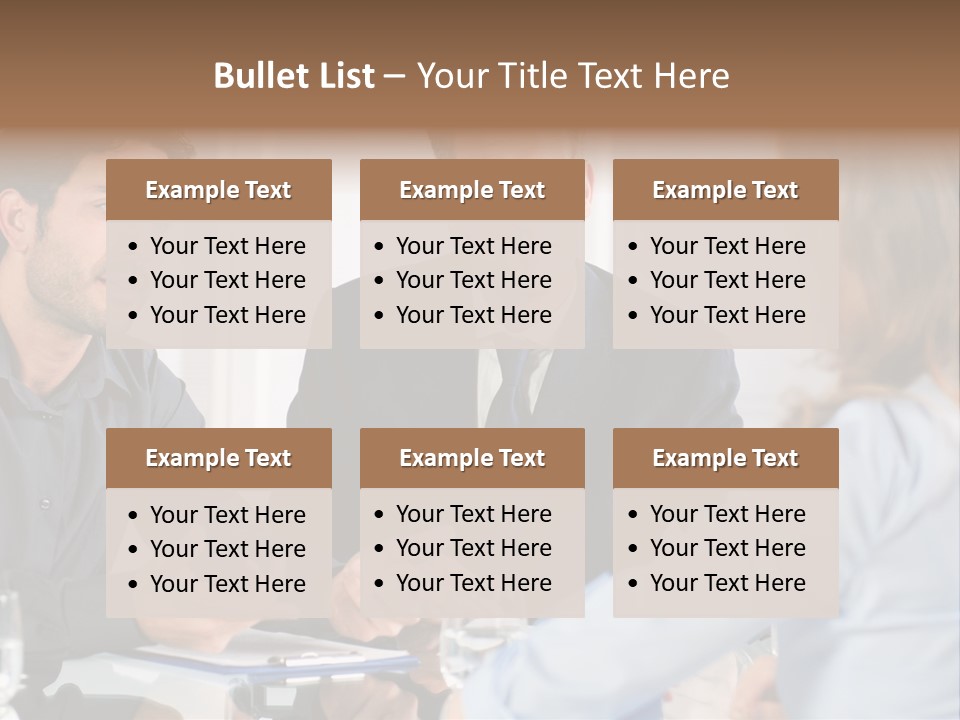 Job Lady Look PowerPoint Template