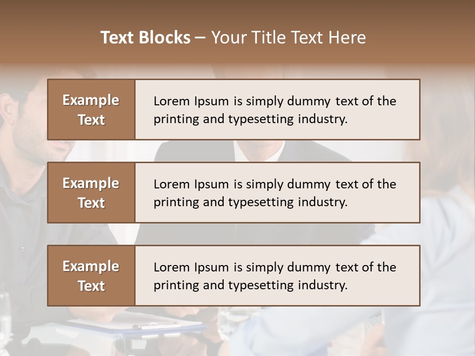 Job Lady Look PowerPoint Template