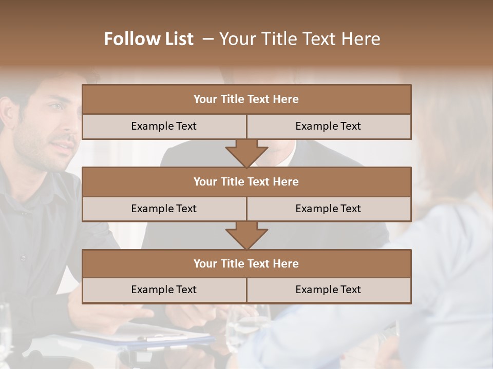 Job Lady Look PowerPoint Template
