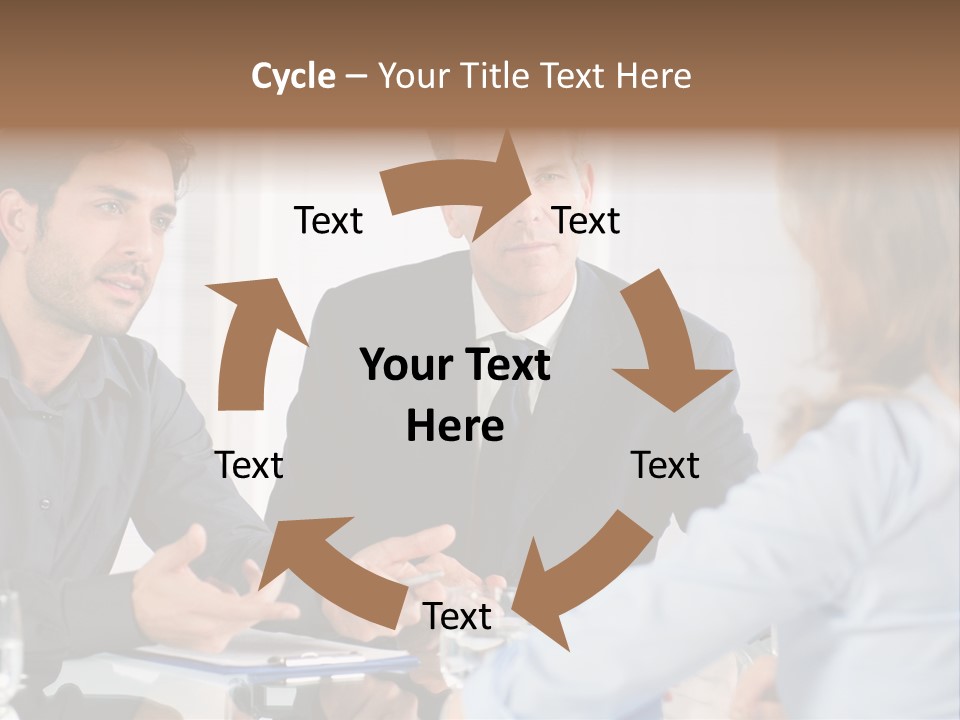 Job Lady Look PowerPoint Template