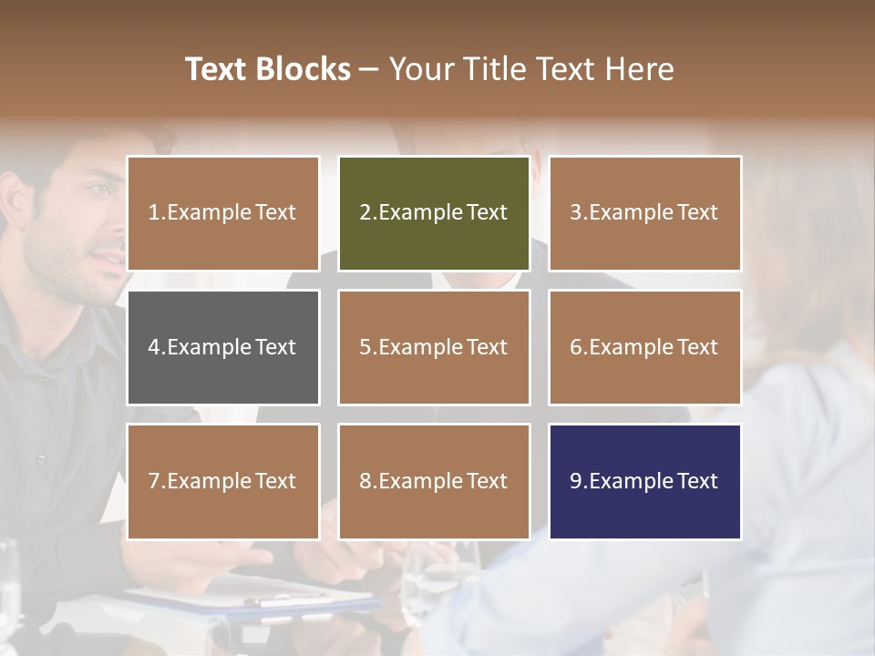 Job Lady Look PowerPoint Template