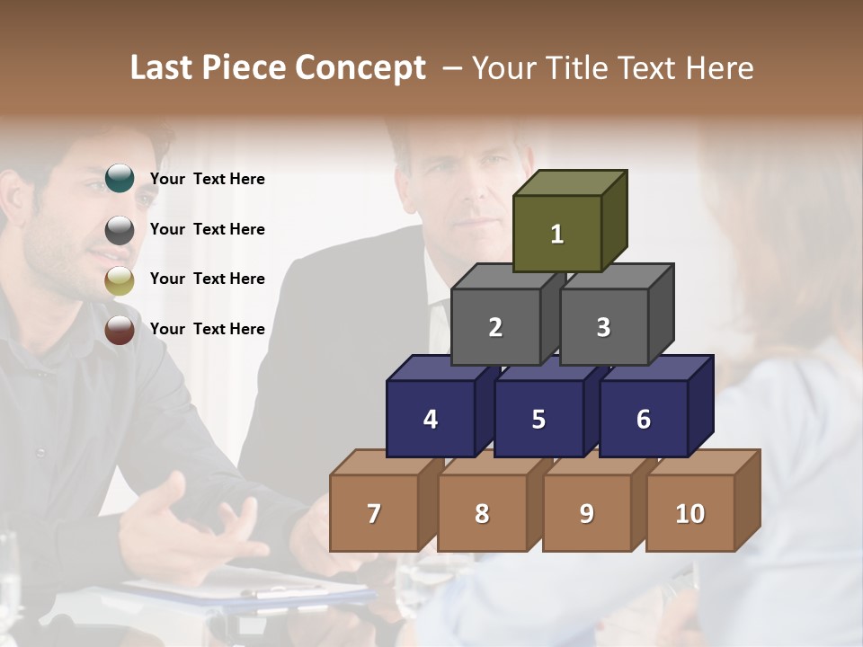 Job Lady Look PowerPoint Template