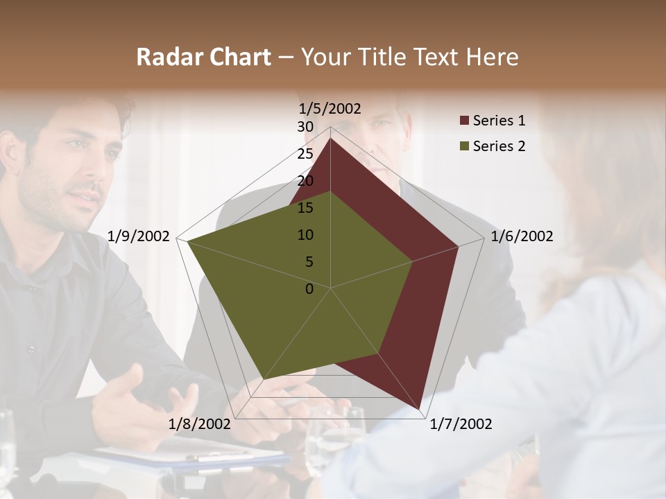 Job Lady Look PowerPoint Template