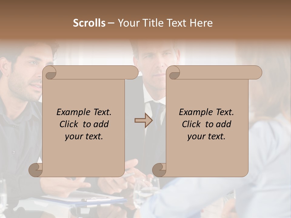 Job Lady Look PowerPoint Template