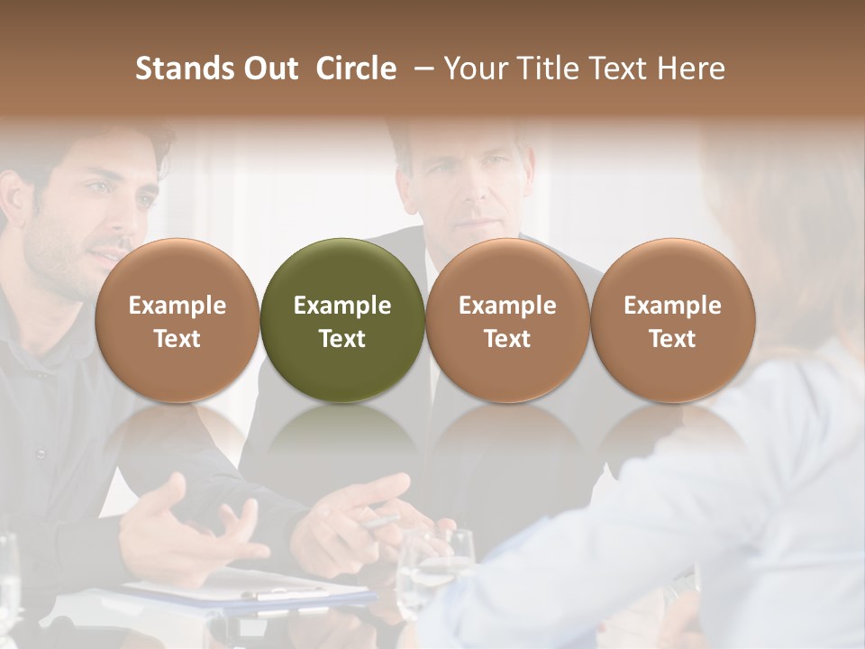 Job Lady Look PowerPoint Template