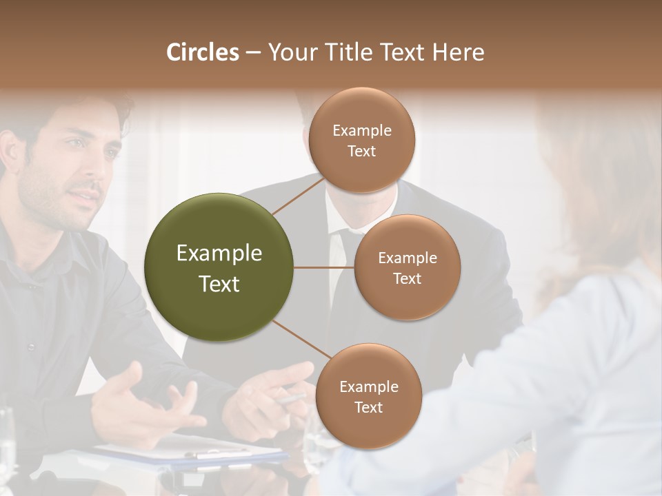 Job Lady Look PowerPoint Template