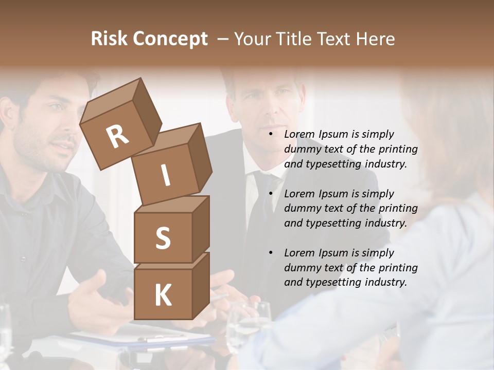 Job Lady Look PowerPoint Template