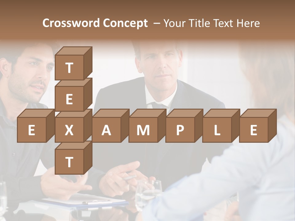 Job Lady Look PowerPoint Template