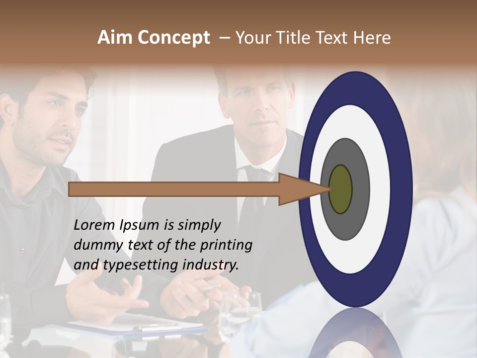 Job Lady Look PowerPoint Template