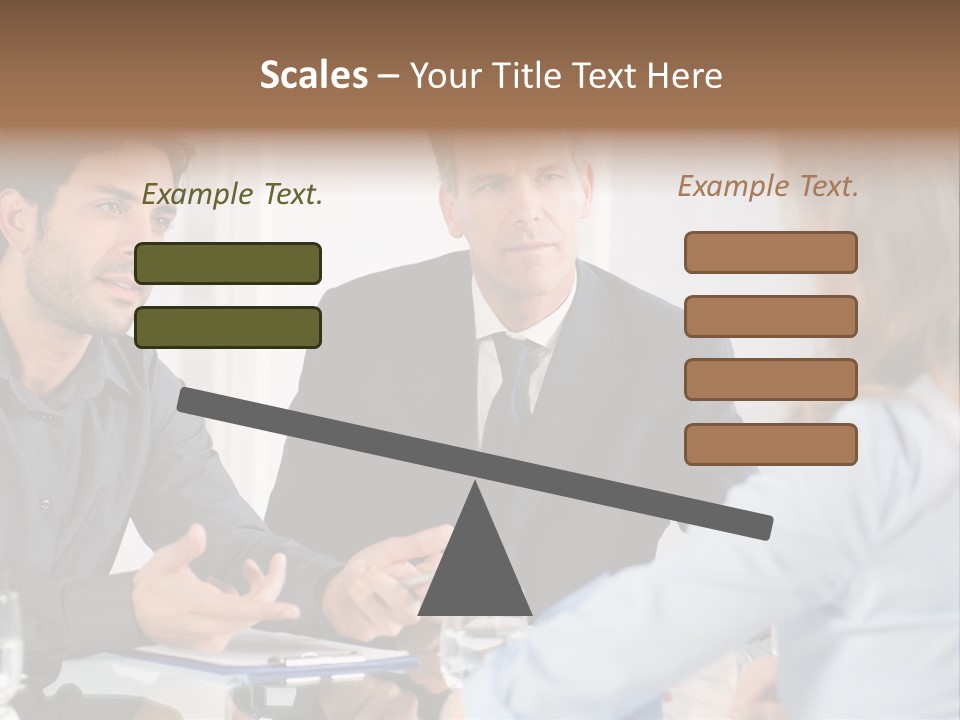 Job Lady Look PowerPoint Template