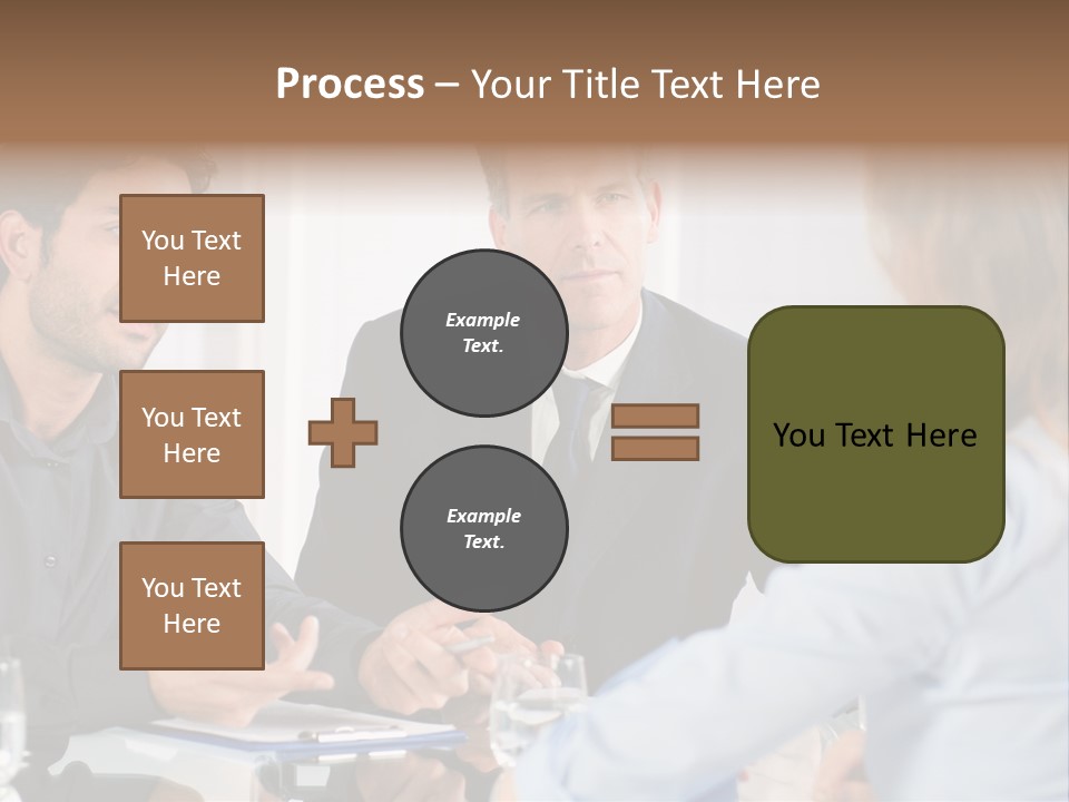 Job Lady Look PowerPoint Template
