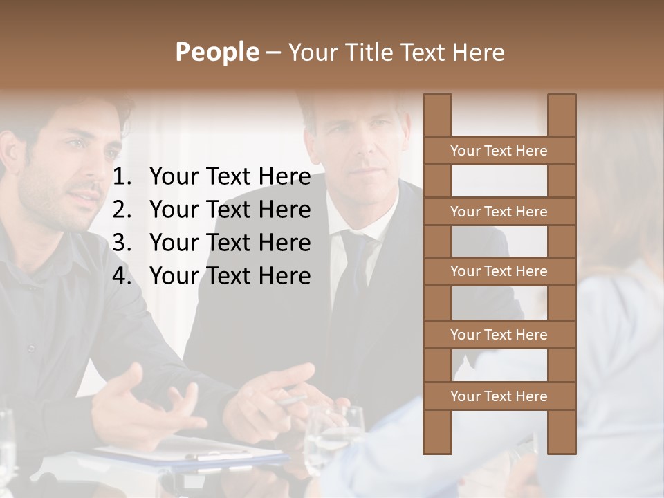 Job Lady Look PowerPoint Template