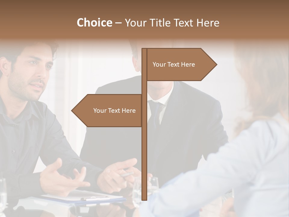 Job Lady Look PowerPoint Template