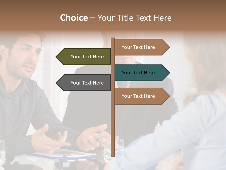 Job Lady Look PowerPoint Template