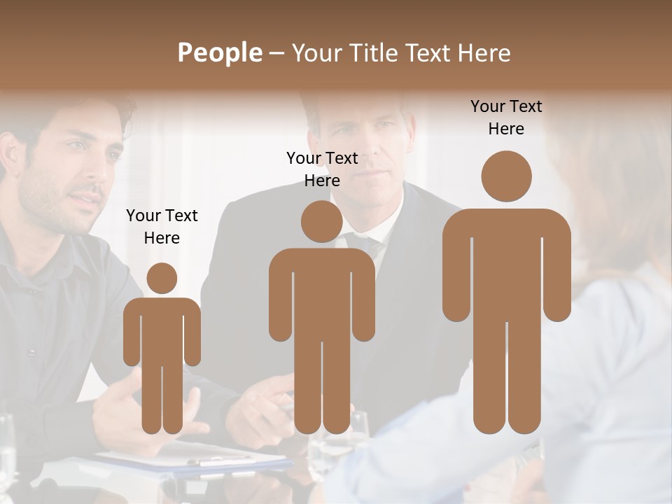 Job Lady Look PowerPoint Template